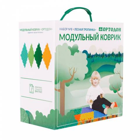 Коврик массажный Ортодон, набор № 8 (Лесная тропинка) - фото