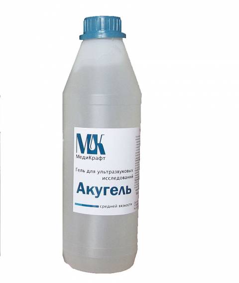 Гель для УЗИ средней вязкости "Акугель", 1 кг - фото